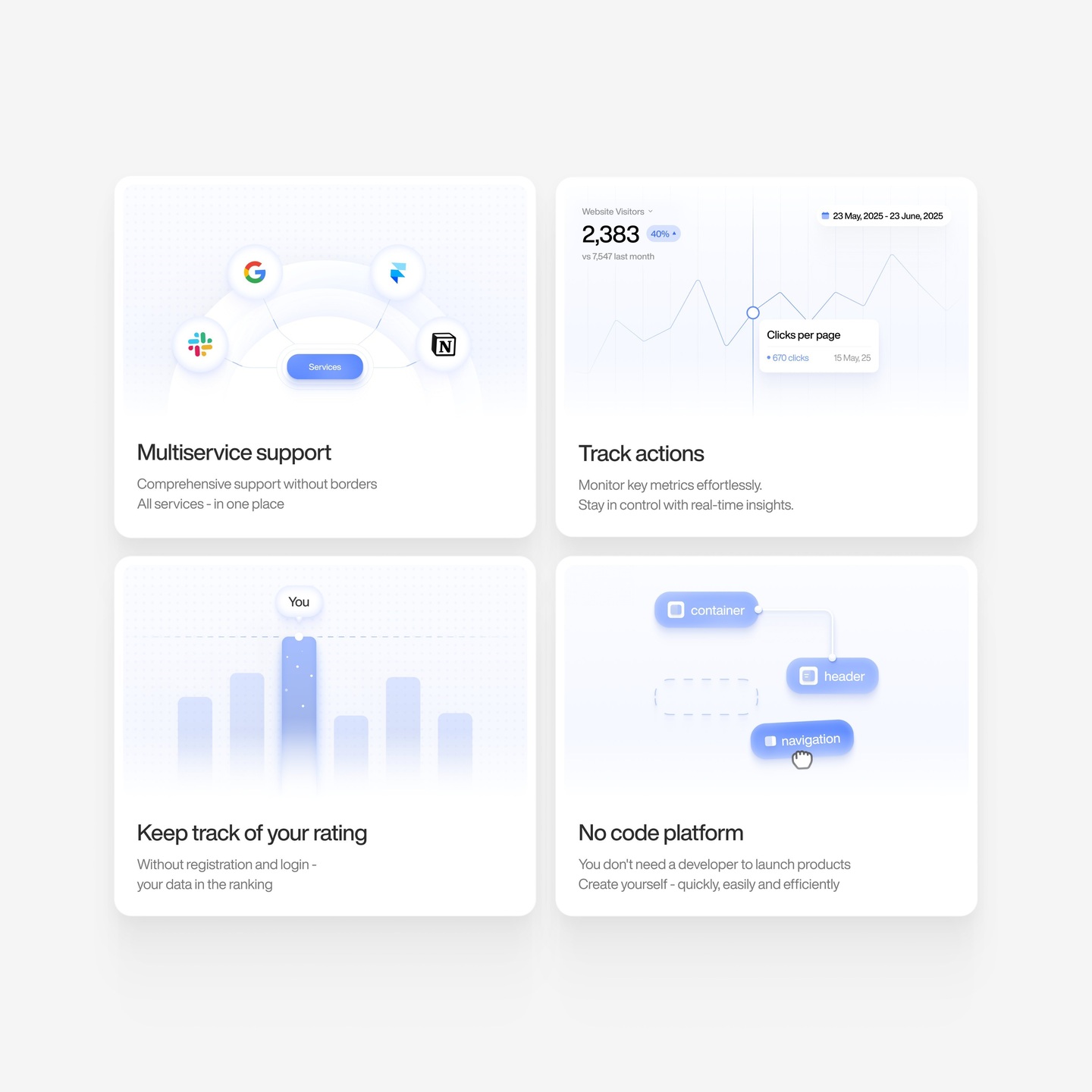 Product design UI